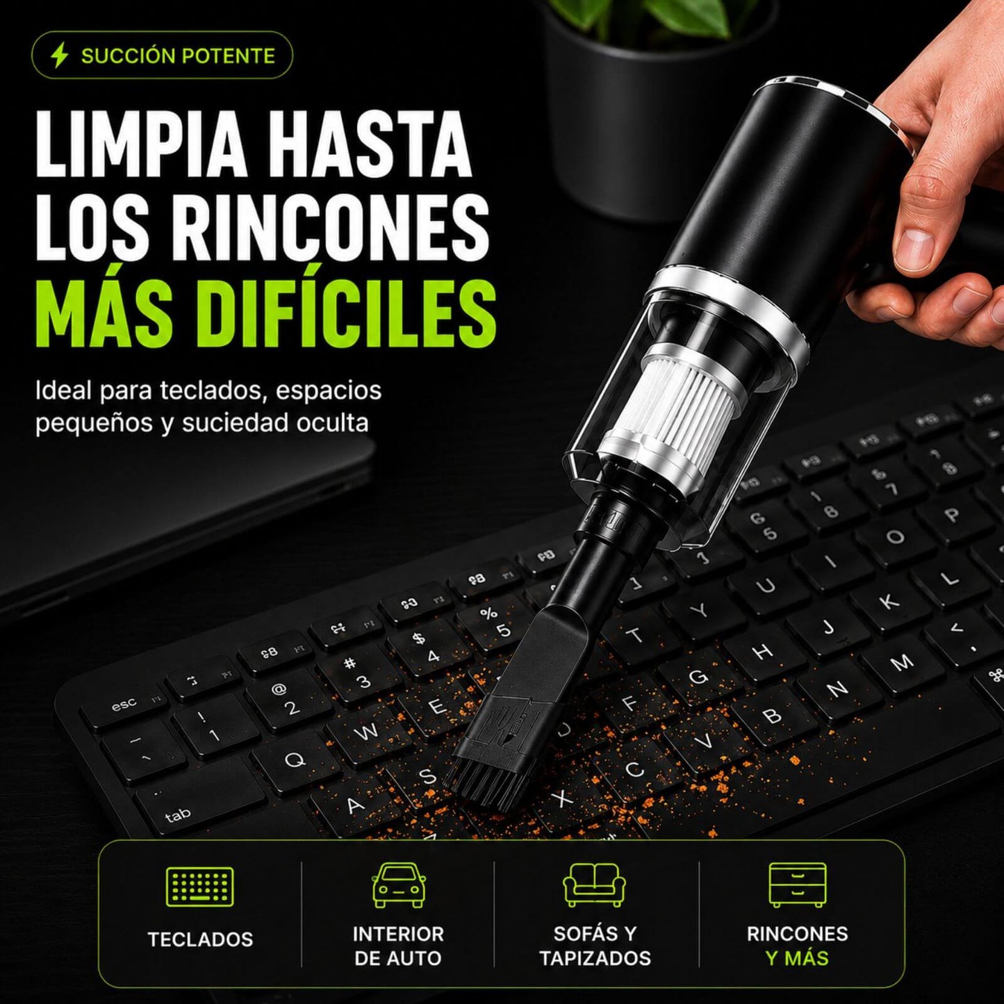 Mini Aspiradora Portátil