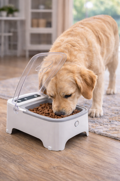Comedero Inteligente Automático para Mascotas con Sensor de Proximidad