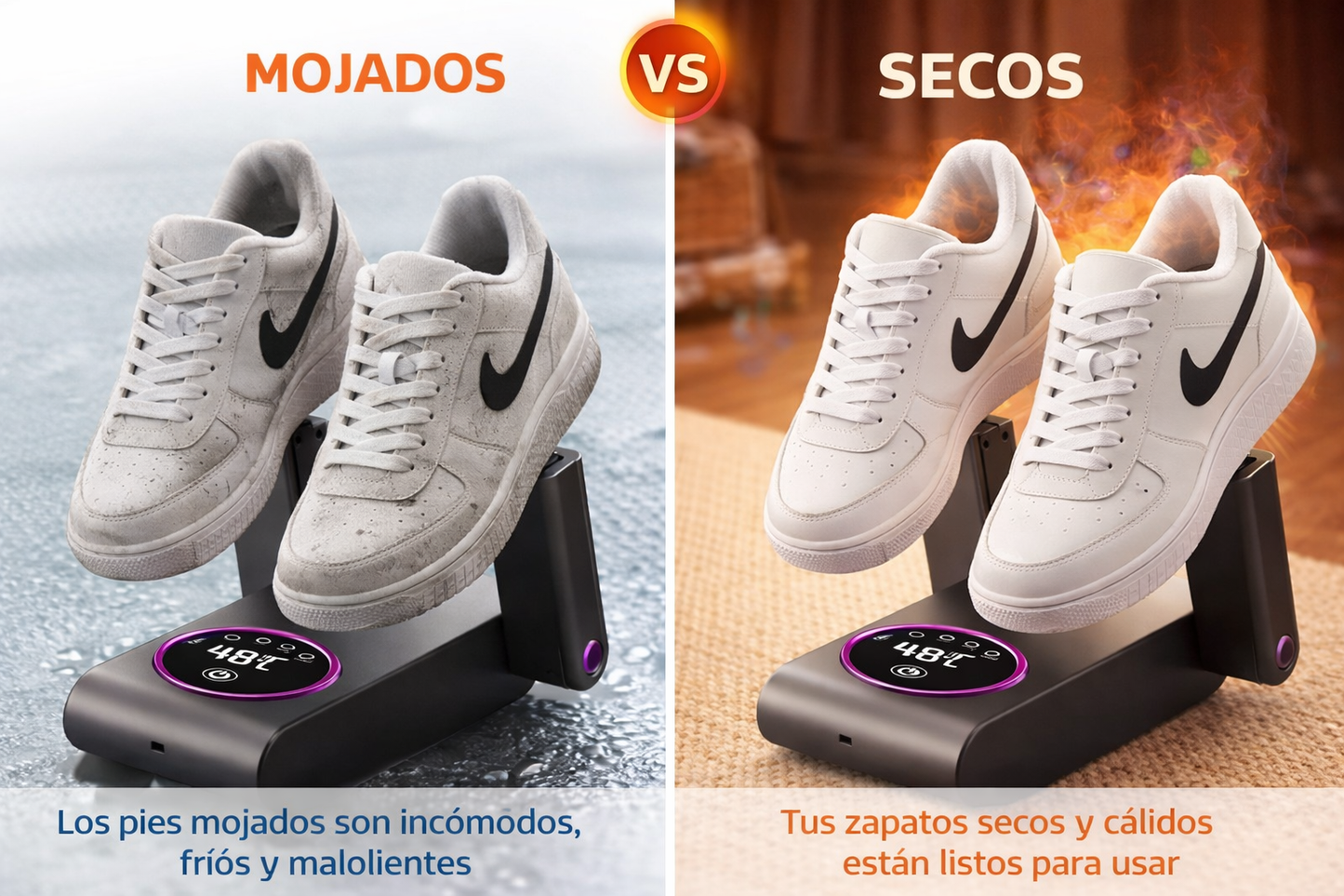 Secador Eléctrico de Calzado | Elimina Olores y Bacterias |