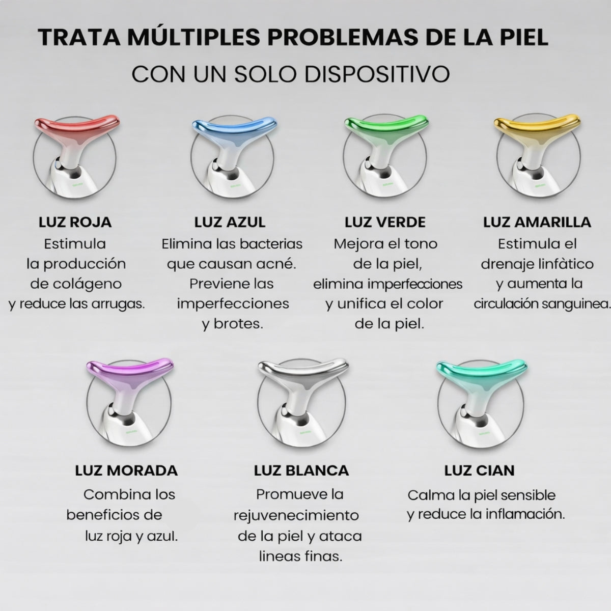 Masajeador Facial 7 En 1 - Lifting Facial Desde Casa En Minutos