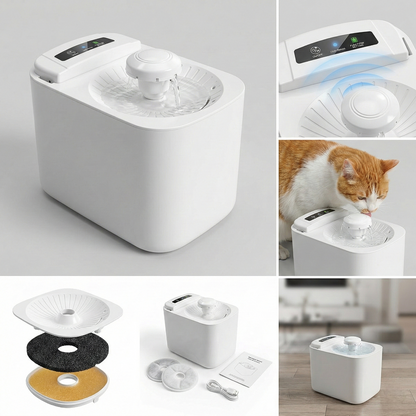 Bebedero Automático Inteligente para Mascotas | 3L con Sensor de Radar