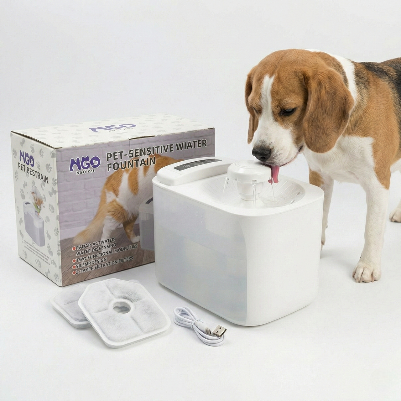 Bebedero Automático Inteligente para Mascotas | 3L con Sensor de Radar