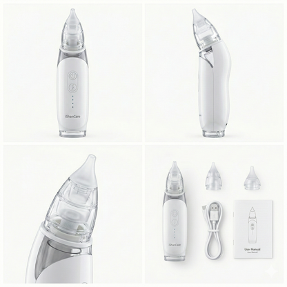 Aspirador Nasal Eléctrico 3 Niveles (Recargable USB)